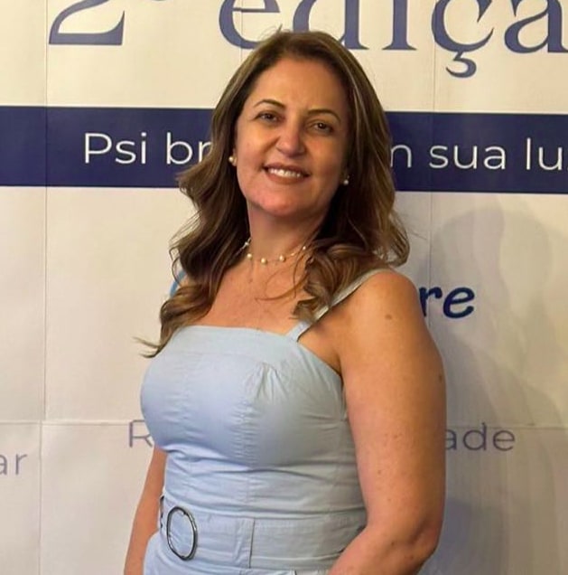 Alessandra Simões em evento profissional